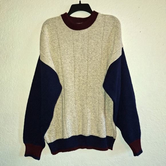 Resilio Sport Vintage Color Block Pullover Sweater XL - Picture 1 of 6